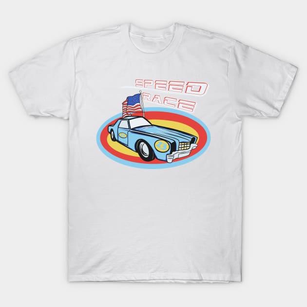 American racing T-Shirt by Hanhan99